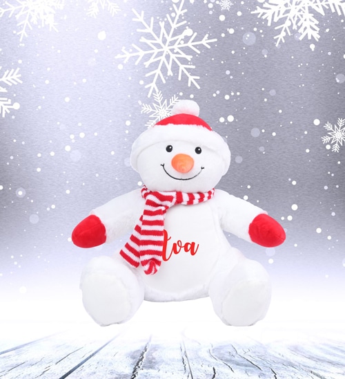 snowman cuddly toy uk